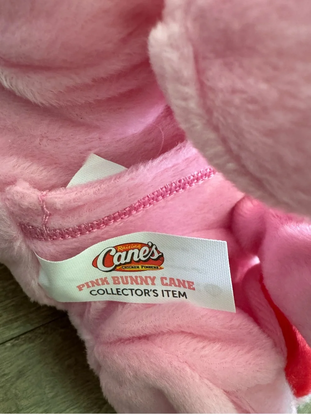 Raising Cane's A Christmas Story Pink Bunny Cane  Dog Plush Collectible 2025 New